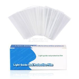 10X Disposable Dental Plastic LED Curing Light Guide Sleeve Light Stick Sleeve