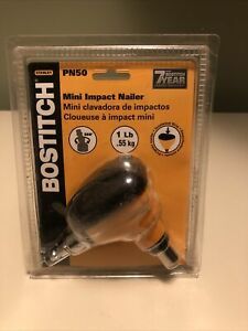 STANLEY BOSTITCH PN50 AIR PNEUMATIC MINI EASY GRIP IMPACT PALM NAILER NEW.