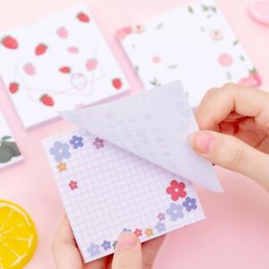 Message Stationery Flower Notepad Note Paper Memo Pads Office School Supplies