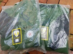 2 Tillman 6230 XXL Dark Green Fire Resistant Cotton Welding Jackets Skullcap NEW