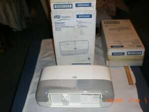 2 Tork Elevation T2 System Twin Bath Tissue Dispenser 5555200 White New