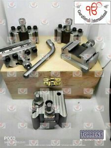 T37 Quick-Change Tool post Myford ML7 Set of 5 pc With Wooden box....