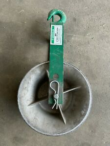 Greenlee 651 12&#034; Hook-Type Sheave Cable Puller, 4,000 lb. Capacity