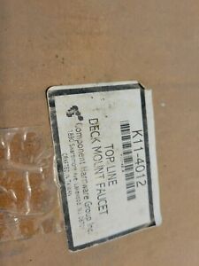 Top-Line Deck Mount Faucet with Spout K11-4012  no stem nuts only what is in pic