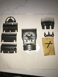 Sunbeam Stewart Clipmaster Model 51-1 Head  with 5 cutters And Extras USA
