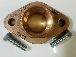 1 NEW TACO 194-1543BF 1 1/2&#034; THREADED FREEDOM FLANGE BRONZE