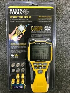 BRAND NEW Klein Tools VDV501851 Scout Pro 3 Tester Starter Kit