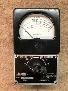 Microwave Devices Inc. Micro Match 711N Watt Meter, 300 Watt, Range 25-1000 MHz