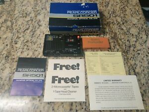 OLYMPUS PEARLCORDER SR-501 SR 501 Micro Cassette Recorder AM FM Radio Box More