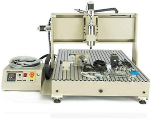 Lifujundong 4 Axis Usb Cnc6090 Router Engraving Machine 3D Milling Machine W/Con