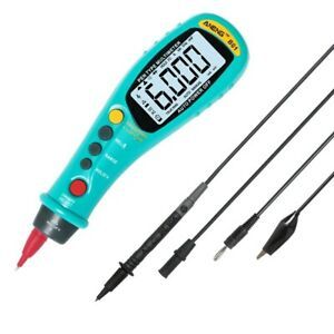 Multimeter Pen Tool Digital Display 6000 Counts True Transistor Capacitor Tester