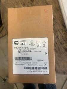 Allen-Bradley PowerFlex 525 1.5kW 2Hp AC Drive 25B-D4P0N104