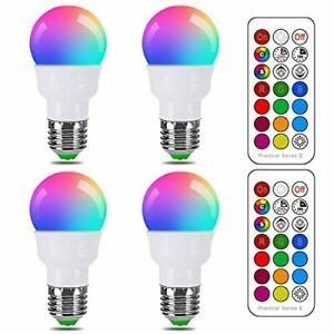 4Foco LED Inteligente WiFi Multicolor De Colores Focos Smart Alexa Google Assist