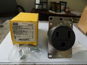 WHOLESALE HUBBELL RECEPTACLE HBL 9367 50A NEW OLD STOCK