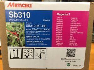 MIMAKI SB310-MT-BB MAGENTA Dye Sublimation ink NEW IN BOX 2000ml SB310