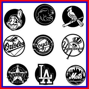 DXF SVG File For CNC Plasma - Laser Cut - MLS Files. Major League Baseball Files