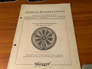 1915- American Blower Company- VG- Bulletin #13