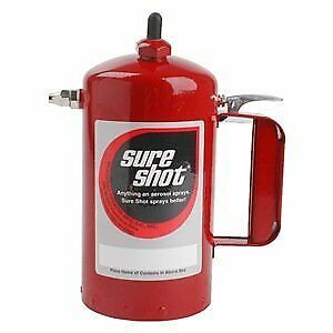 Sure Shot SUR-A1000R Red Sprayer Steel Canister Powder Coated
