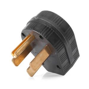 Industrial Grade NEMA 14-50p 50A 125V Straight Blade US Four Holes Plug Replace