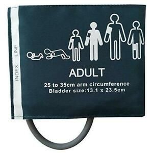 NIBP Single Tube with Bladder Reusable Adult Blood Pressure Cuff 25-35 cm Arm