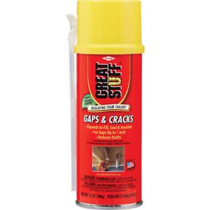 INSULATING, SPRAY, 12 oz. FOAM, AEROSOL CAN INDOOR OUTDOOR, 157901, GREAT STUFF