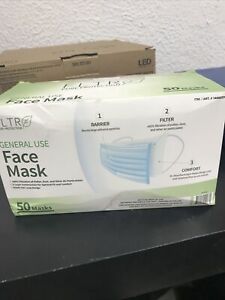 FLTR Face Mask - General Purpose Single Use Face Masks 50 Pack