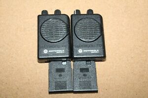 Motorola Minitor V 5 UHF Pager 457-461 Band Two Channel A04KMS9239BC Lot of 2