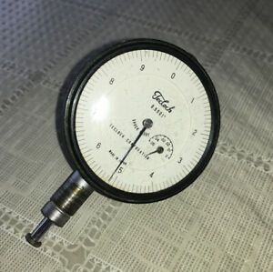 Teclock Shock Proof Dial Indicator Gauge .001&#034;-1.0&#034; Made In Japan