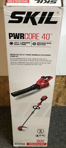 Skil CB7478C-11 40V 14&#034; String Trimmer &amp; Leaf Blower Combo Kit