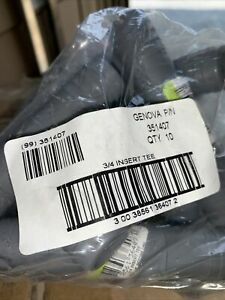Genova P/N 3/4&#034; Poly Insert Tee - 351407 Pack of 10. 8a
