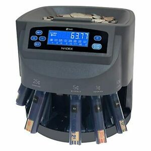 Nadex S540 Pro | Coin Counter, Sorter, and Wrapper Sorts up to 300 Coins Per Min