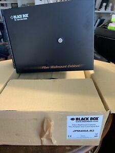 Black Box fiber wall mount  cabinet JPM400A-R2 Non Lock 2 Adapter Box