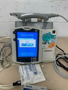 Philips M3535A HeartStart MRx NIPB ECG SPo2 w/ All Accessories