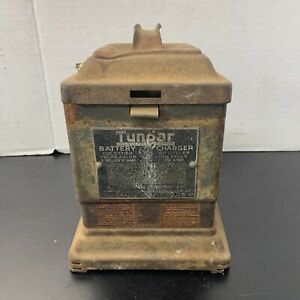 Vintage GENERAL ELECTRIC TUNGAR BATTERY CHARGER Cat 277153