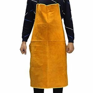 Leather Welding Apron for men work apron Heat &amp; Flame-Resistant leather apron