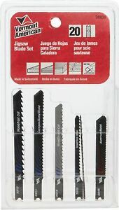 Vermont American 30038 U Shank All Purpose High Carbon Steel Jigsaw Blade Set