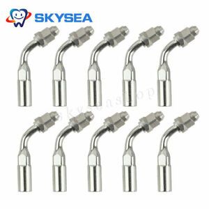10PCS Dental Ultrasonic Piezo Scaler Endo Scaling Tips E1 Fit Woodpecker EMS a#z