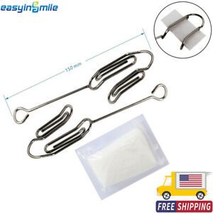2Easyinsmile Dental Impression S.Steel Wire Bite Trays with 50PC Adsorbent Pads