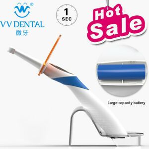 1sec Dentist Dental LED Curing Light Lamp Wireless Cordless Resin Cure 5w 2500mw