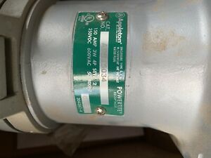 Appleton ADR15034 1-1/2 Inch 150 A 4-Pole Pin and Sleeve Receptacle - Metallic