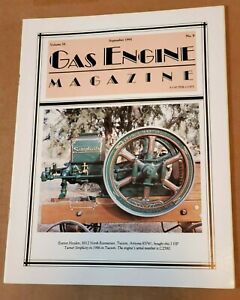Antique Vintage Gas Engine Magazine Volume 26 Number 9 September 1991 Hit Miss