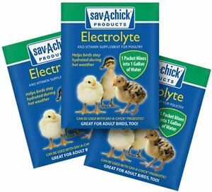 Sav-A-Chick Electrolyte and Vitamin Supplement for Poultry 3 Pack