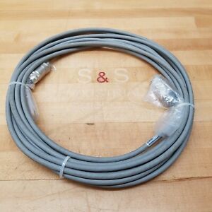 Turck ELV13G1004-10M Cable, (8) Pin F, (12) Pin M, 24 AWG, 600V - NEW