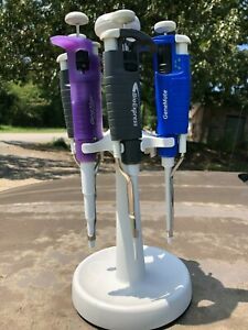 BioExpress GeneMate Autoclavable Pipettors - Carousel of 5 Adjustable Pipettors