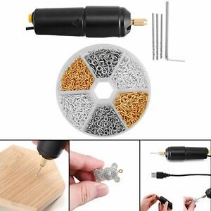 Mini Electric Handheld Hand Drill USB Charging Power Rotary Tool for Etching
