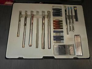 JML Classic Pen Set Include 5 Pens multiple Piece Refill &amp; Storage Case