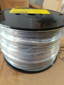 14 AWG Gauge Stranded Hook Up Wire Gray 500 ft UL1015 600 Volts Tin Coated Coppe
