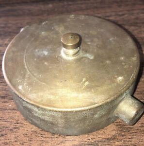 Brass Fire Engine Pump Intake 3” Suction/Discharge Cap Brass Made In Italy