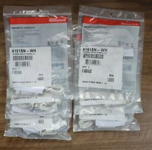 HONEYWELL (4191SN-WH)(Lot Of 6) Recessed Contact W/serial # ID
