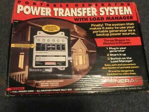 Generator Transfer Power System With Load Manager NEW ( open box )